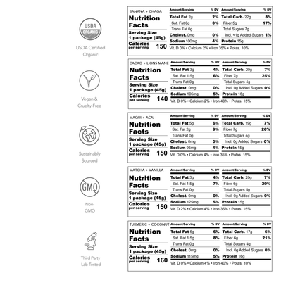 Organic Ready-to-blend Tasting Set